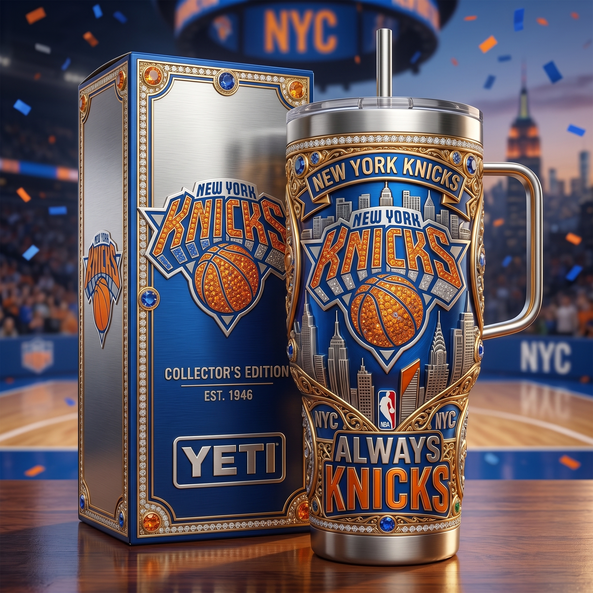 NYK 40oz Tumbler With Handle LNTH2