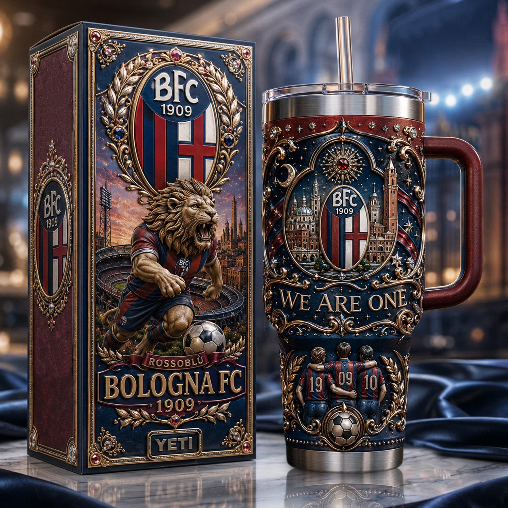 Premium BOL 40oz Tumbler With Handle TNSM