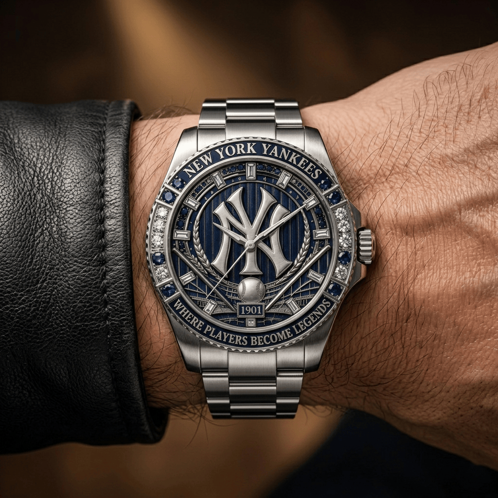 NYY Premium Stainless Steel Watch TNSM