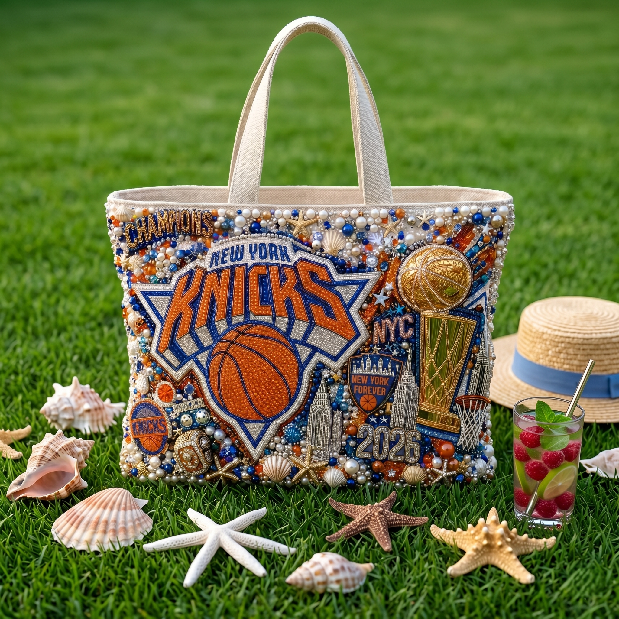 NYK Summer Vibes Tote Bag HTTT