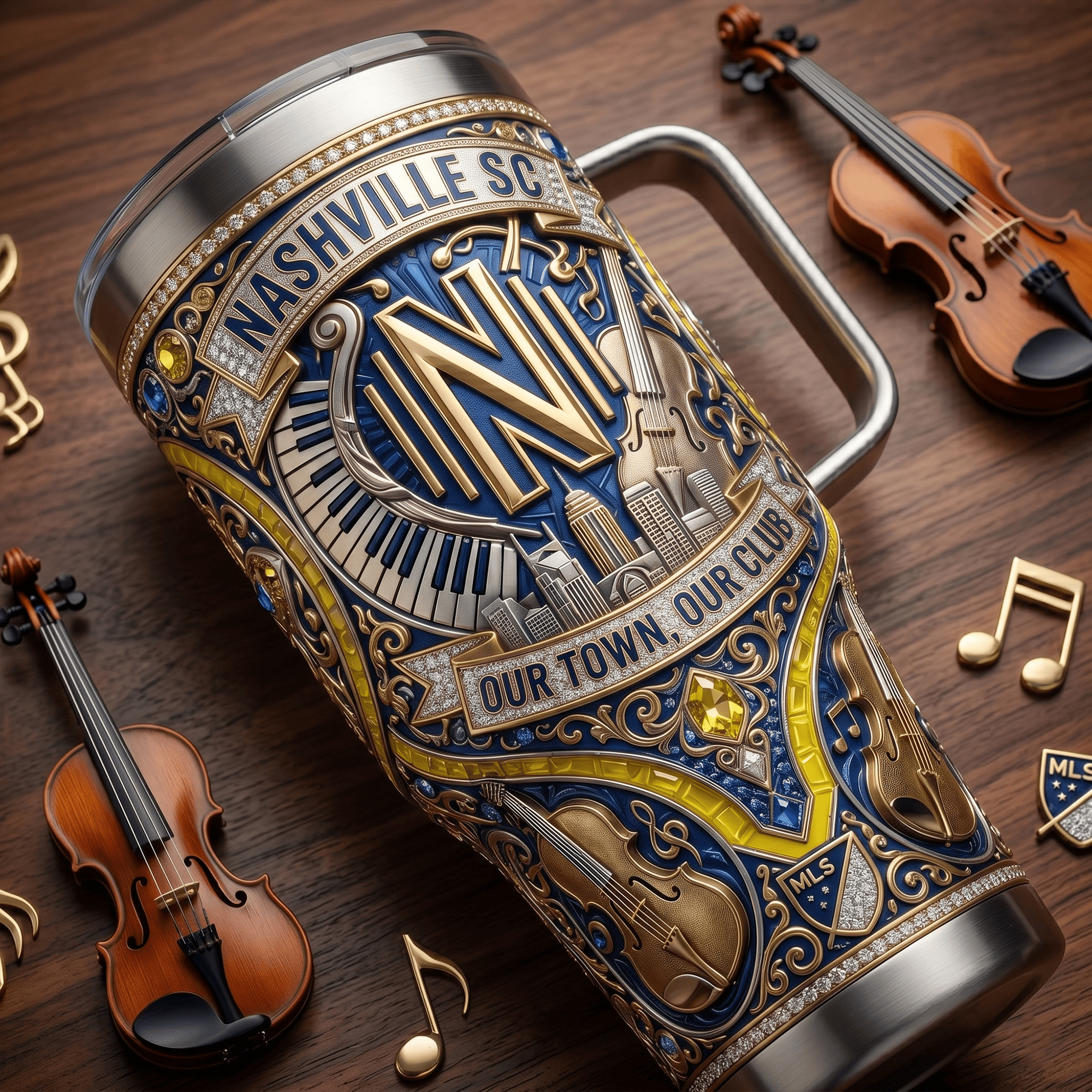 NSVC 40oz Tumbler With Handle LNTH