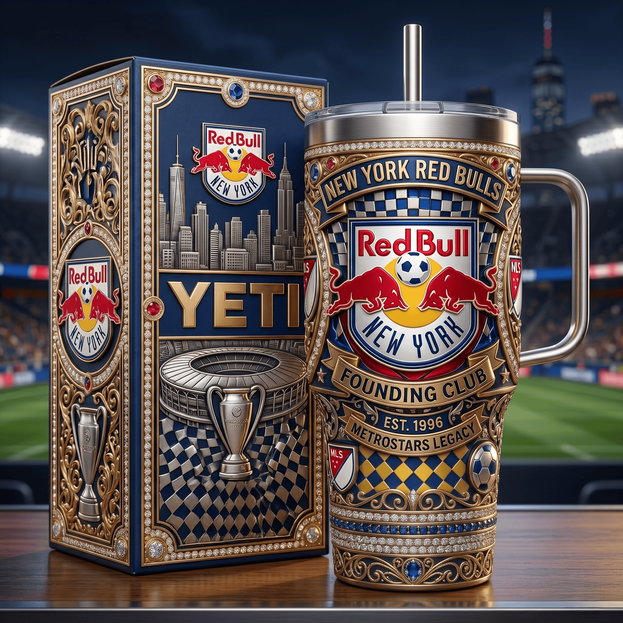 NYRB 40oz Tumbler With Handle LNTH