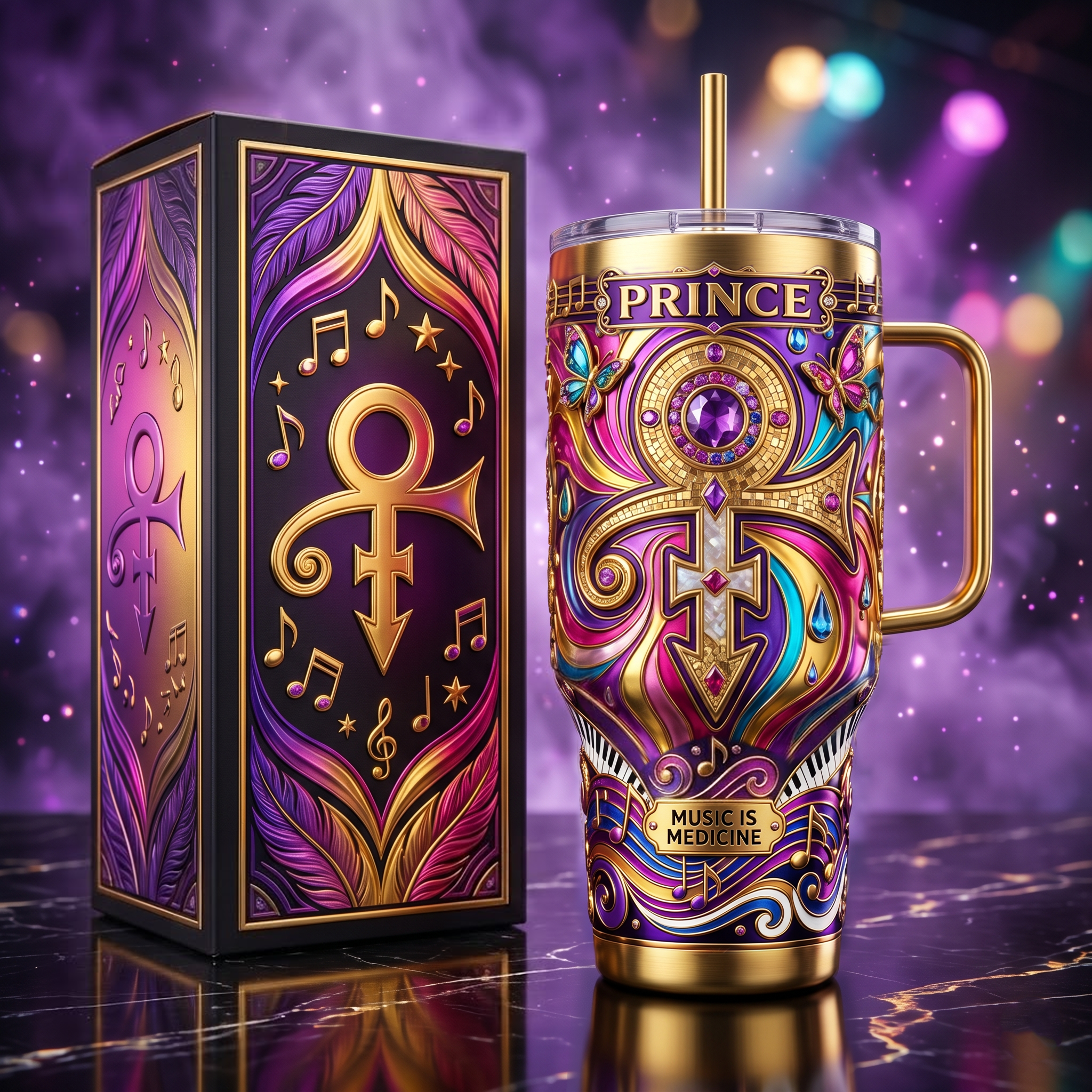 PRCE 40oz Tumbler With Handle PDL