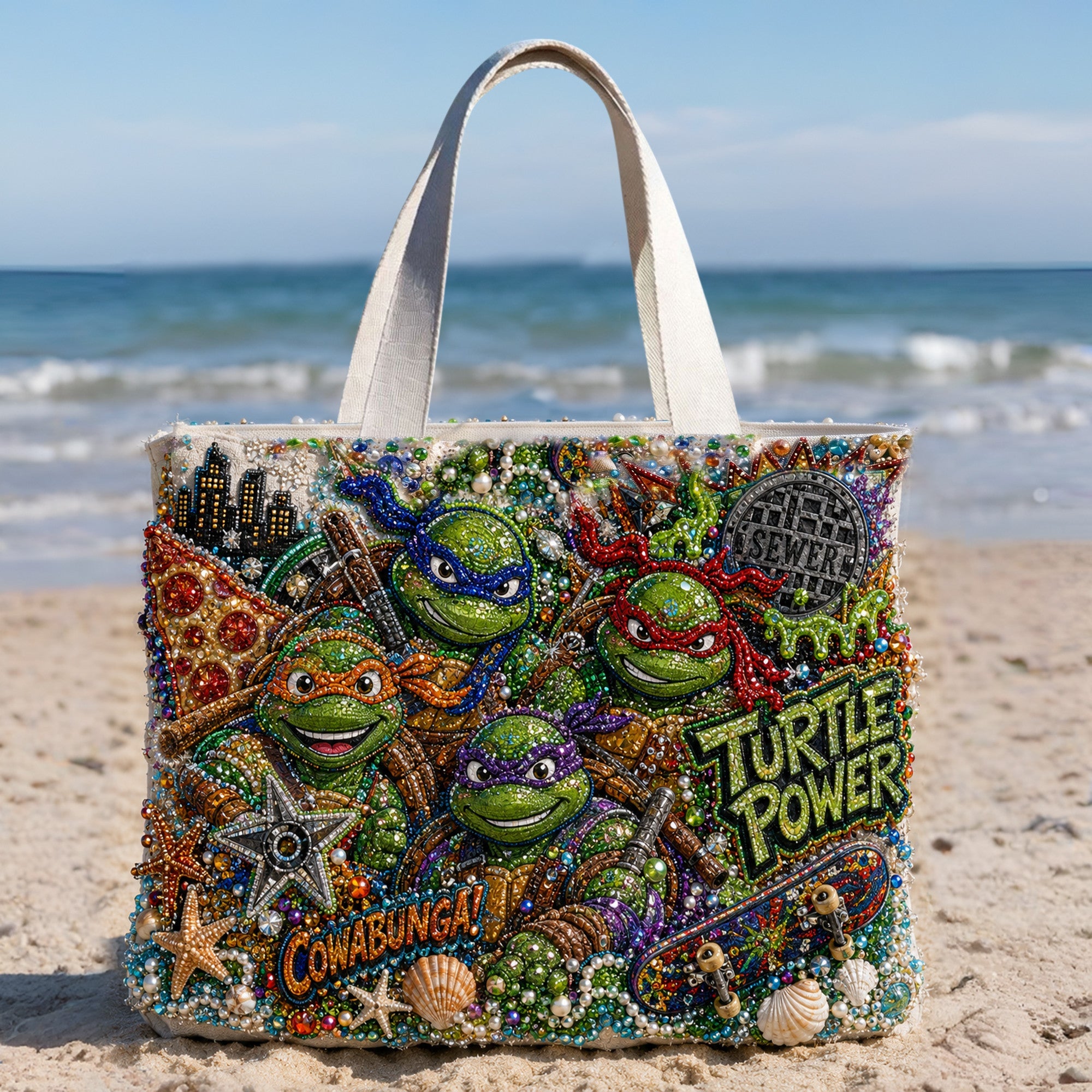 NJT Summer Vibes Tote Bag HTTT