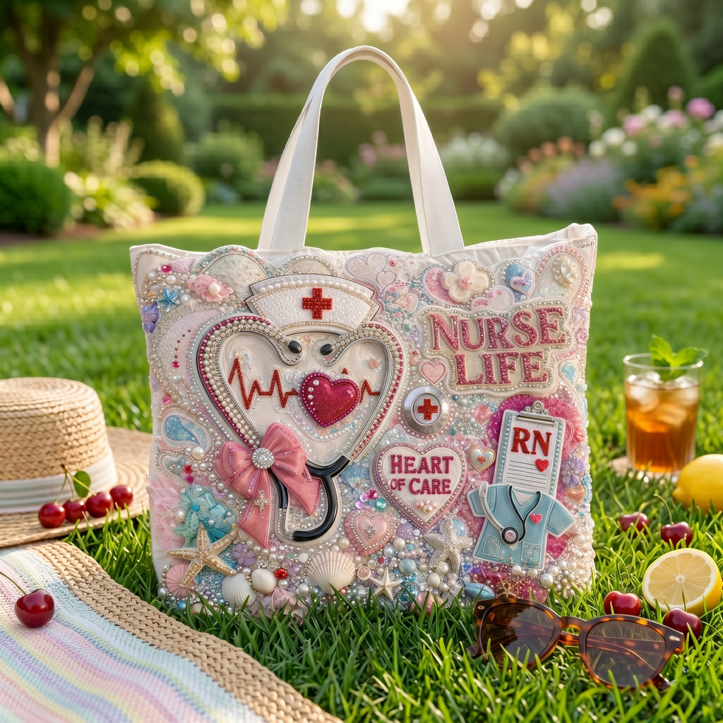 NURSE Summer Vibes Tote Bag HTTT