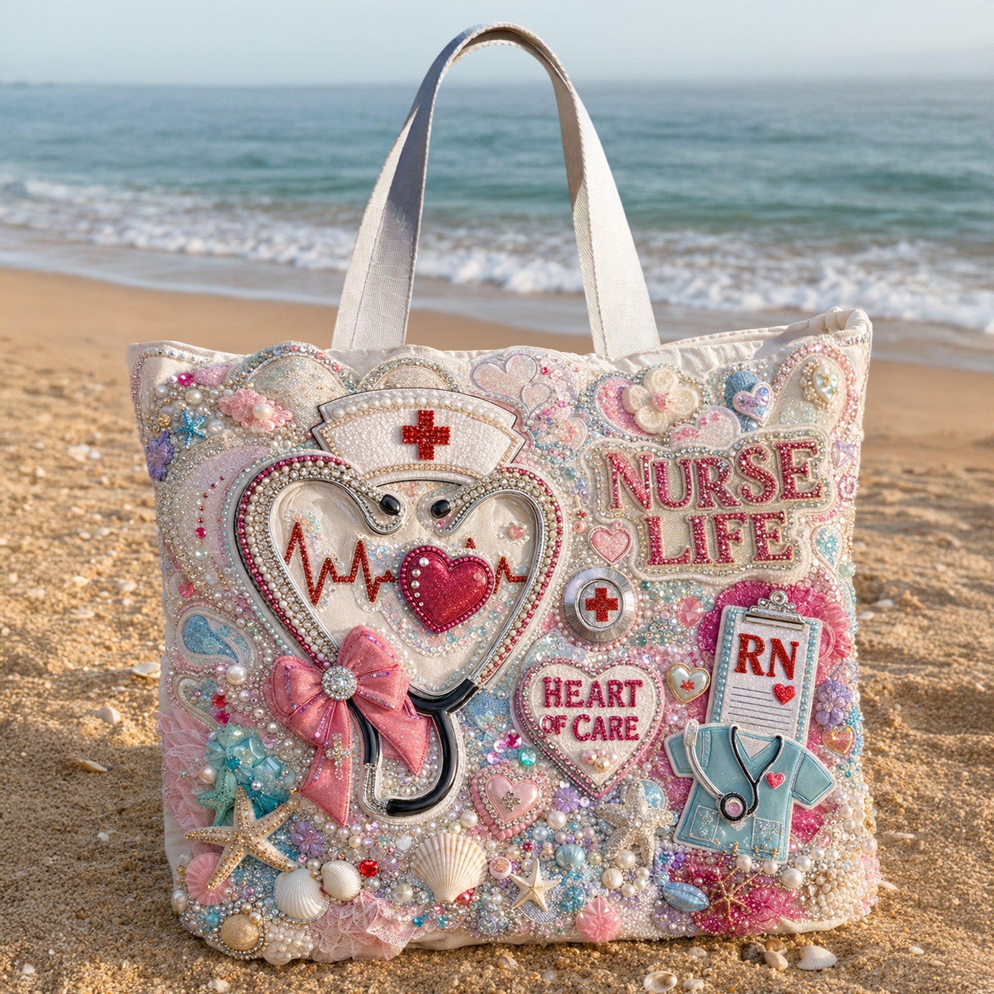 NURSE Summer Vibes Tote Bag HTTT