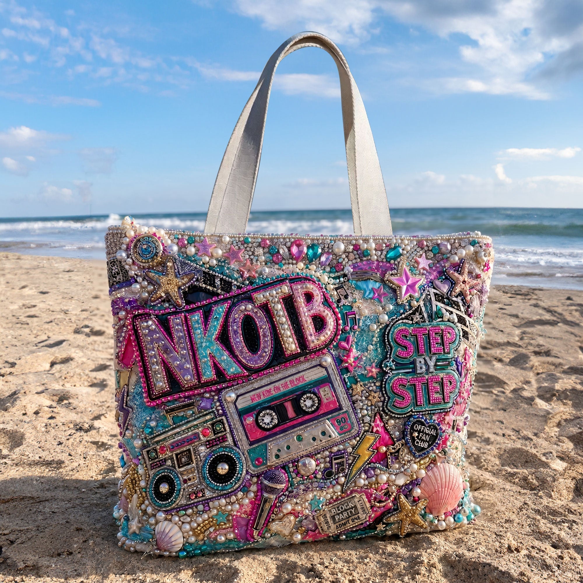NKOTB Summer Vibes Tote Bag HTTT
