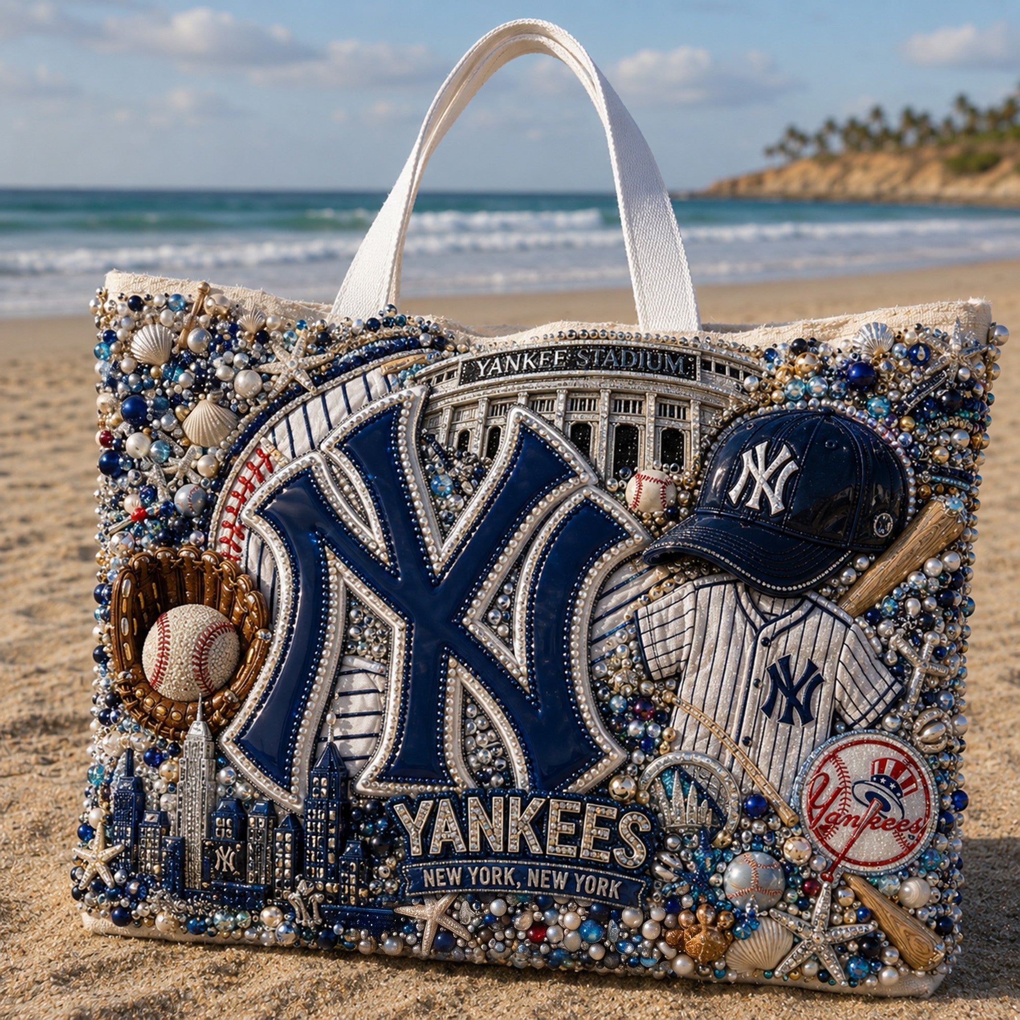 NYY Summer Vibes Tote Bag TNSM