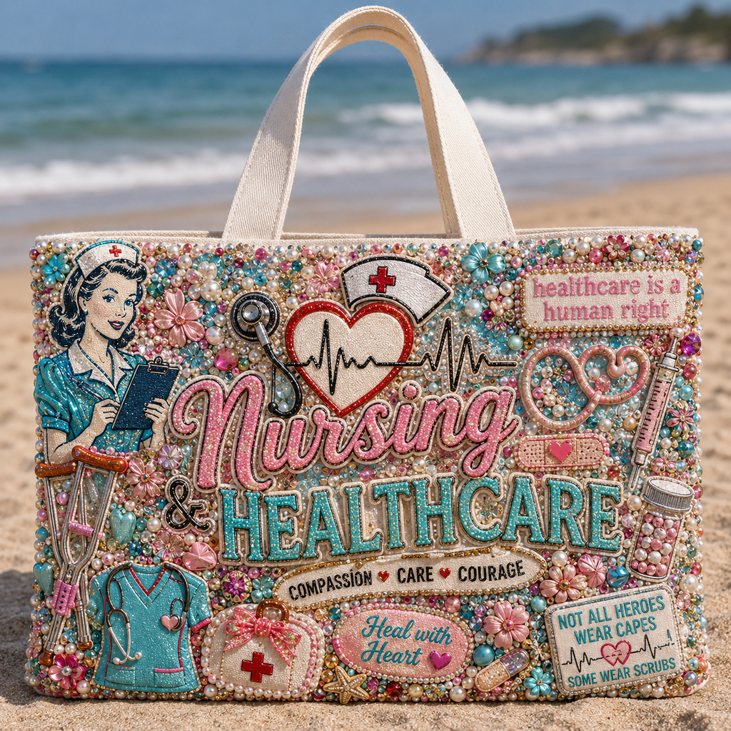 NURSE Summer Vibes Tote Bag TNSM