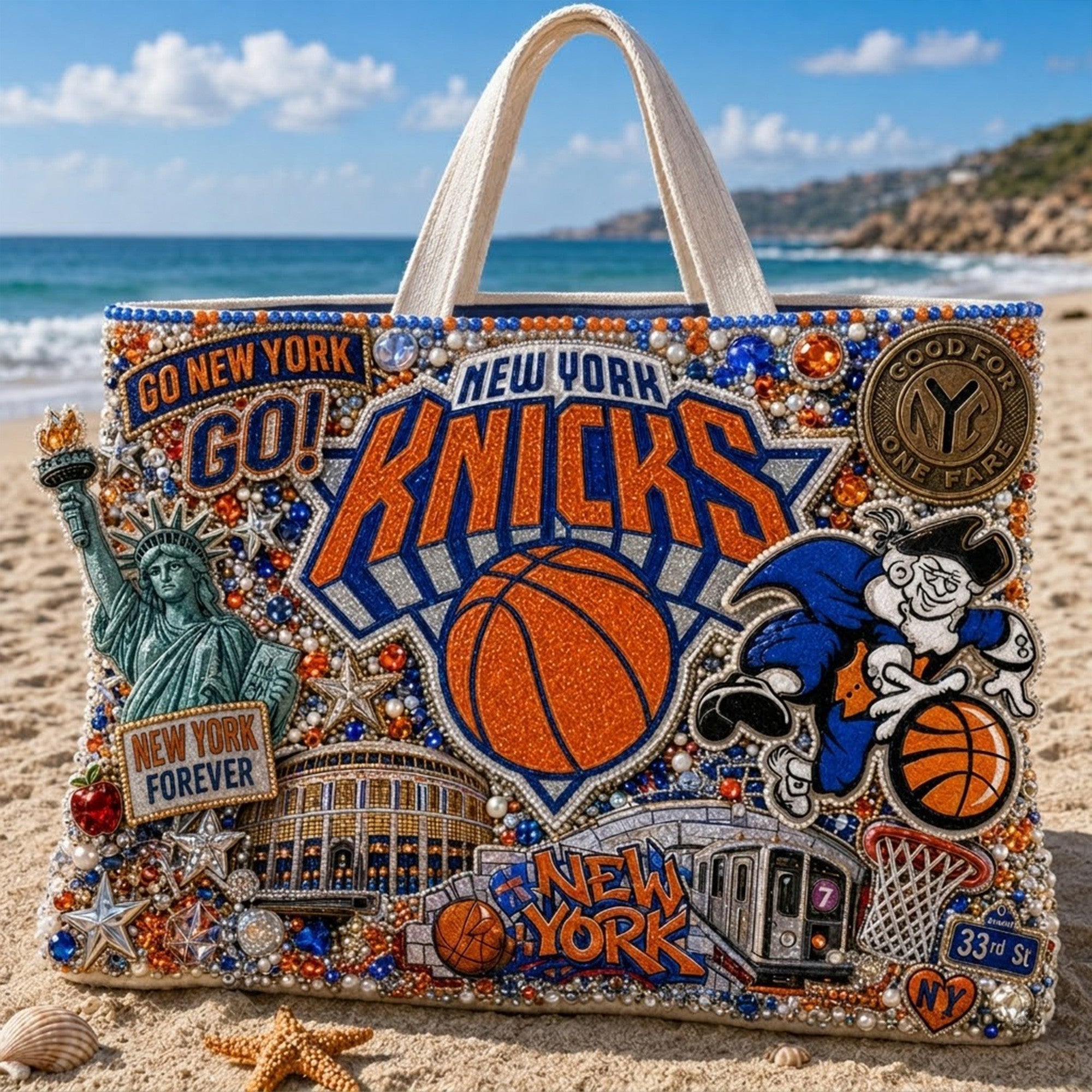 NYK Summer Vibes Tote Bag HQH