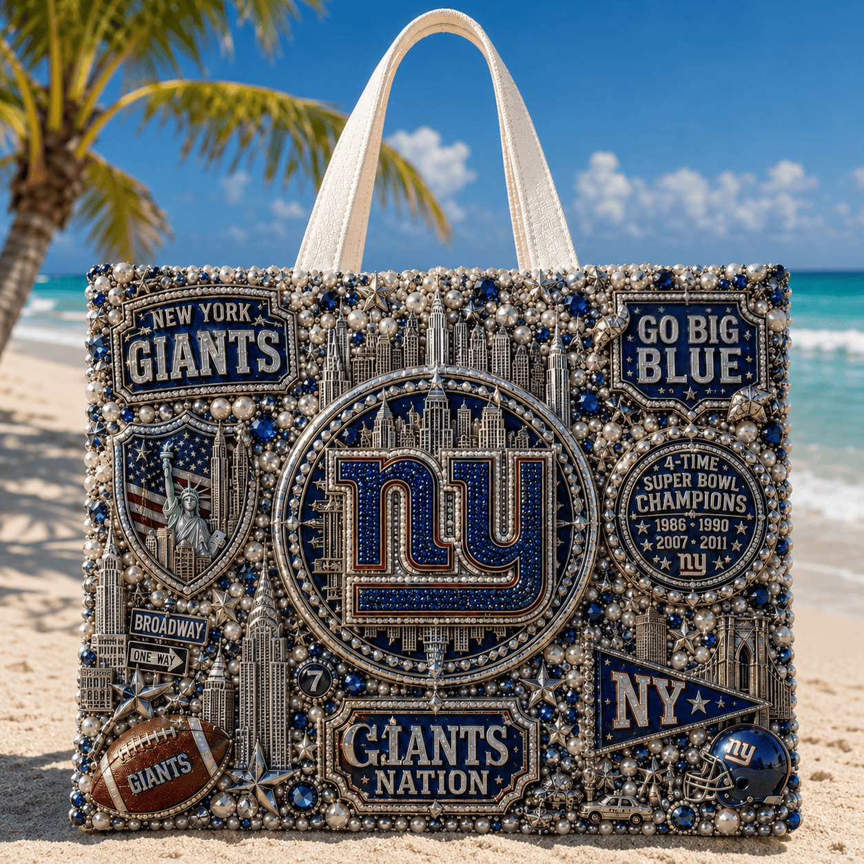 NYG Summer Vibes Tote Bag TTNL