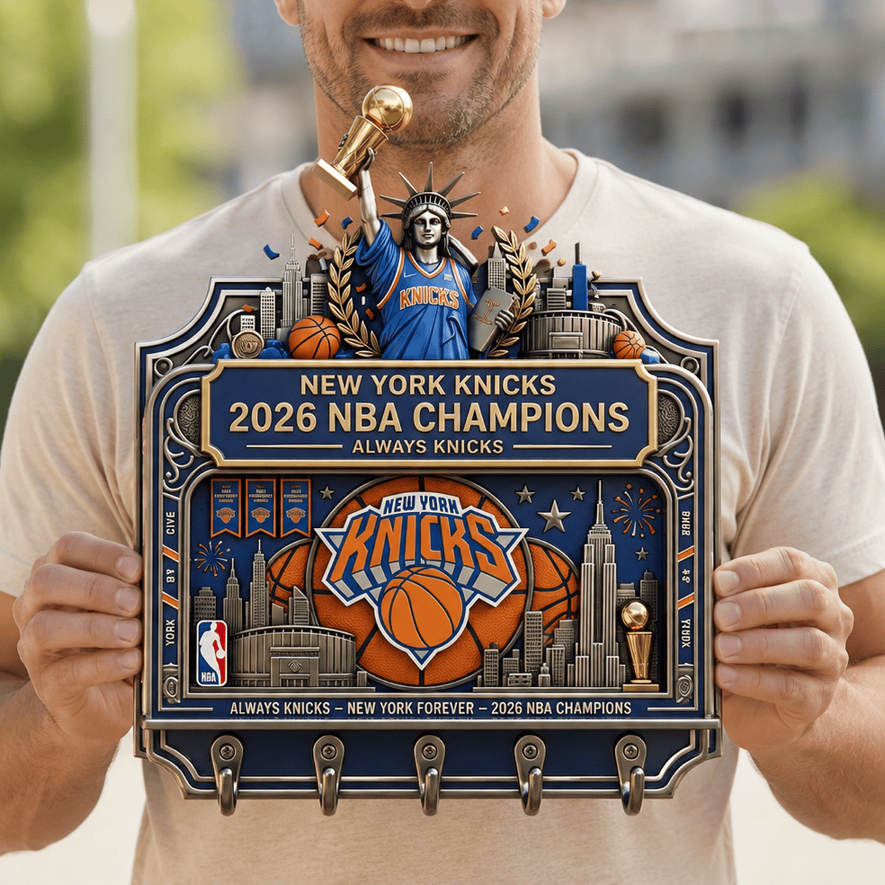 NYK WALL-MOUNTED KEY HOLDER LNTH