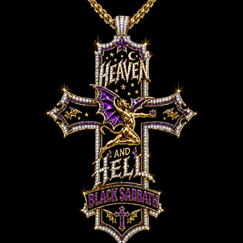 BLST Solid Gold Chain with Diamond Pendant TTTT