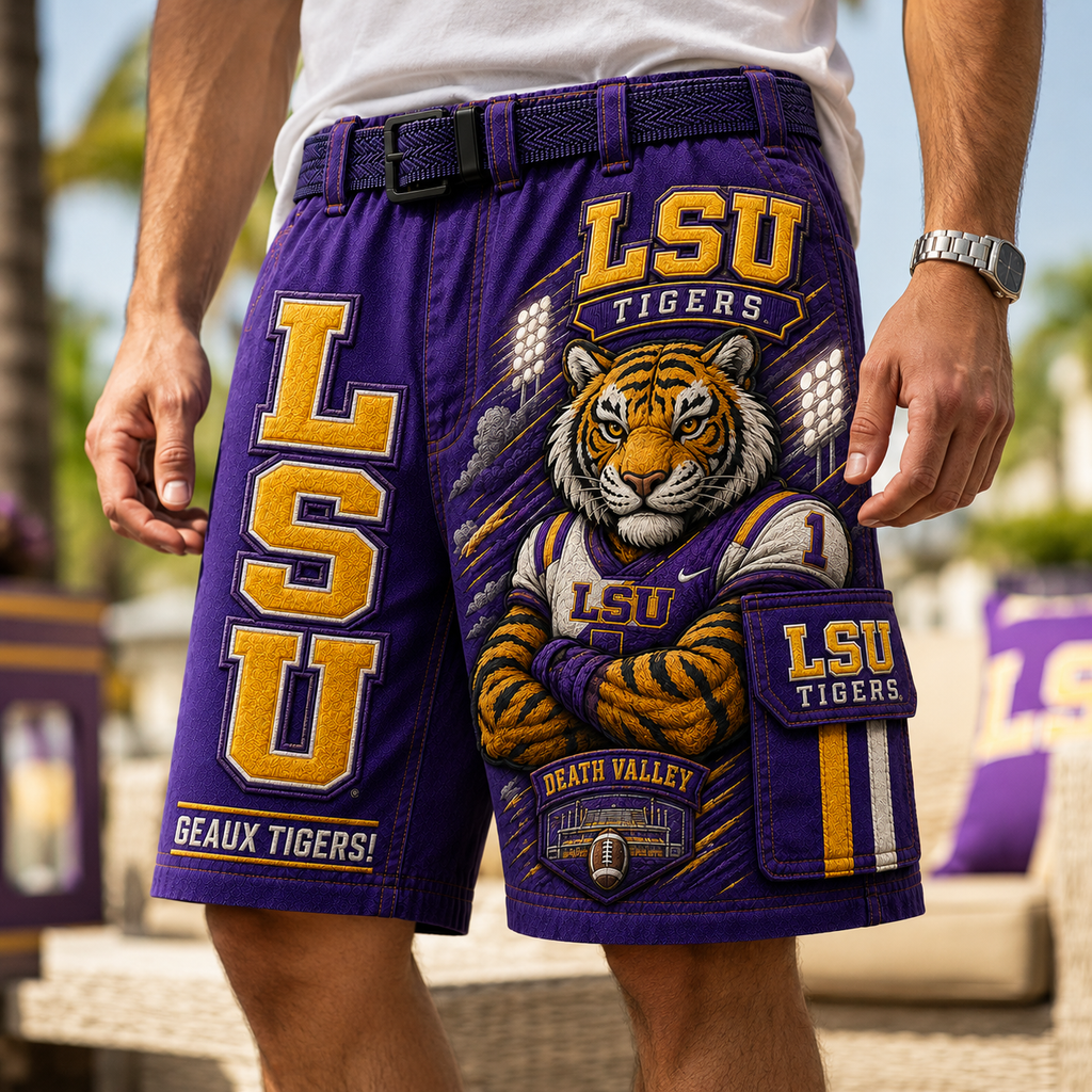 Premium LSU Casual Shorts HQH